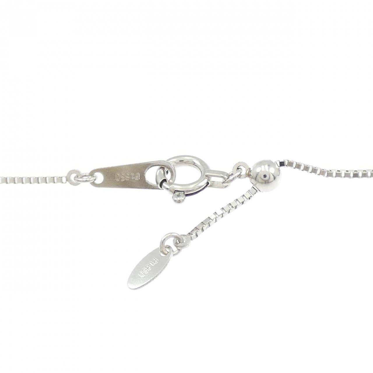 PT900/PT850 ダイヤモンド ネックレス 1.327CT J SI2 エメラルドカット