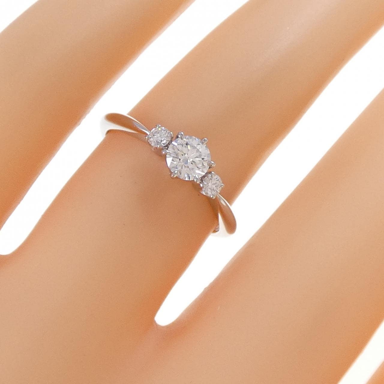 ミキモト ダイヤモンド リング 0.29CT D VVS1 3EXT