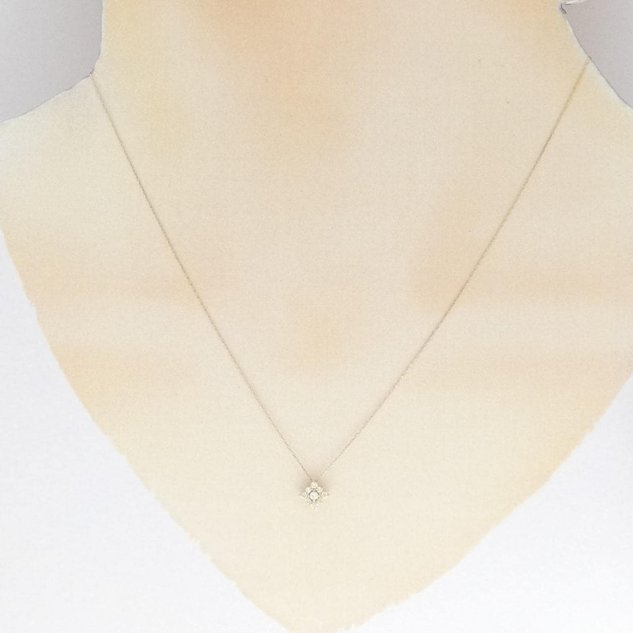 K18YG ダイヤモンド ネックレス 0.10CT