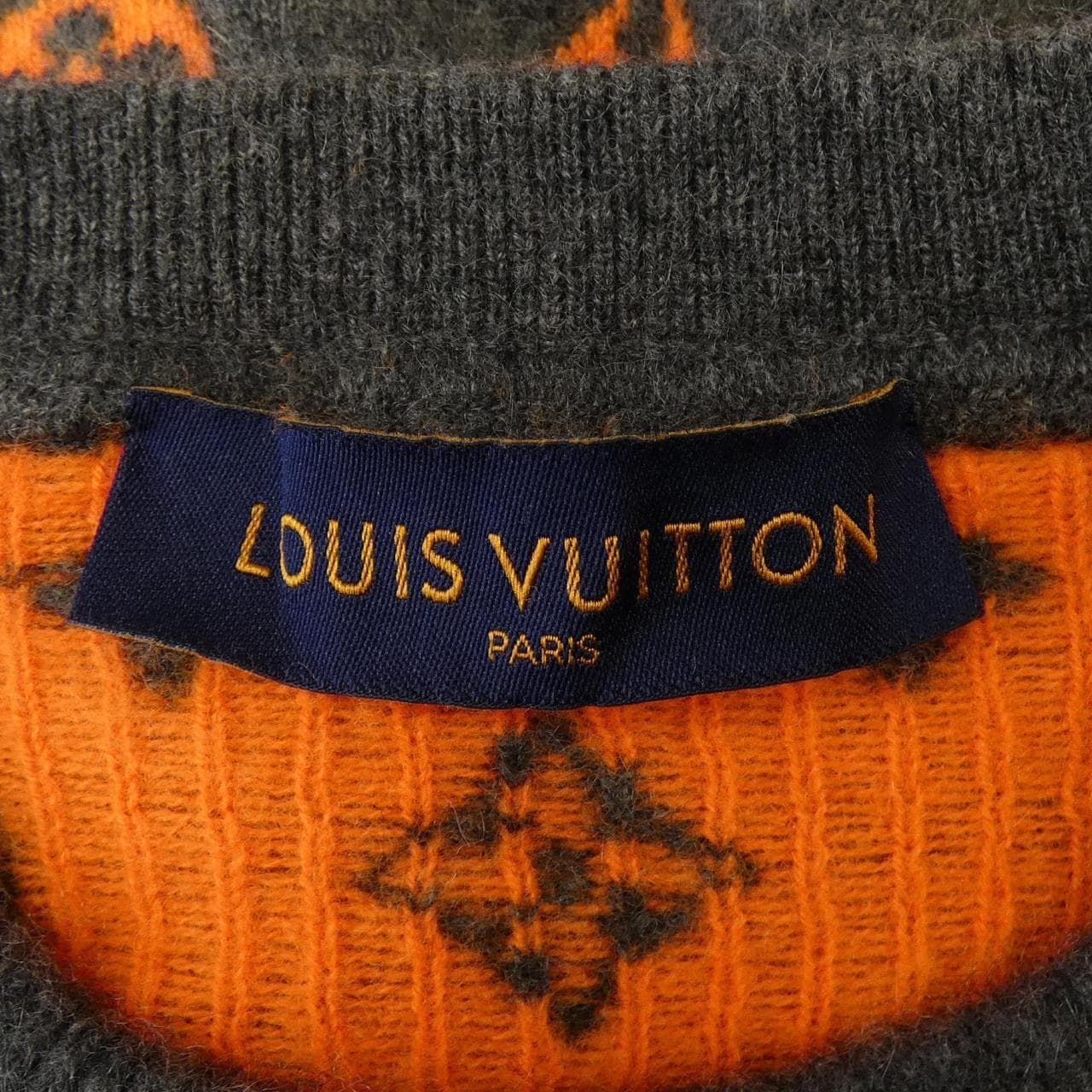 ルイヴィトン LOUIS VUITTON ハーフアンドハーフモノグラム HGN41WIXW ニット