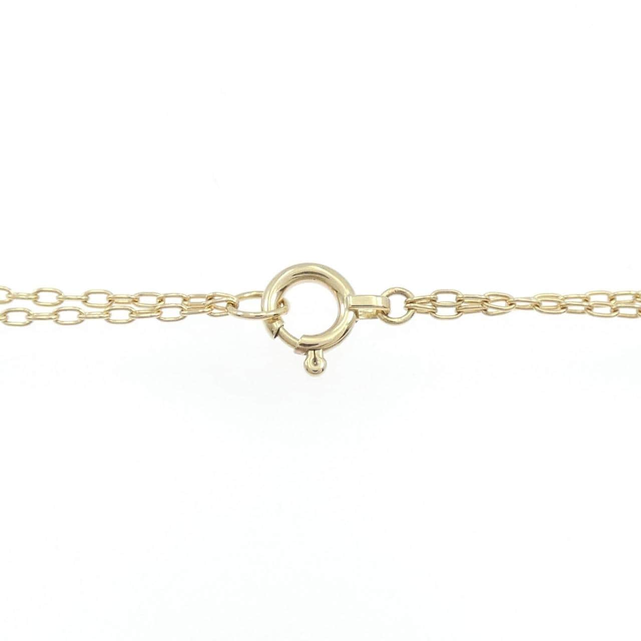 K10YG 2WAY ルビー ネックレス 0.30CT