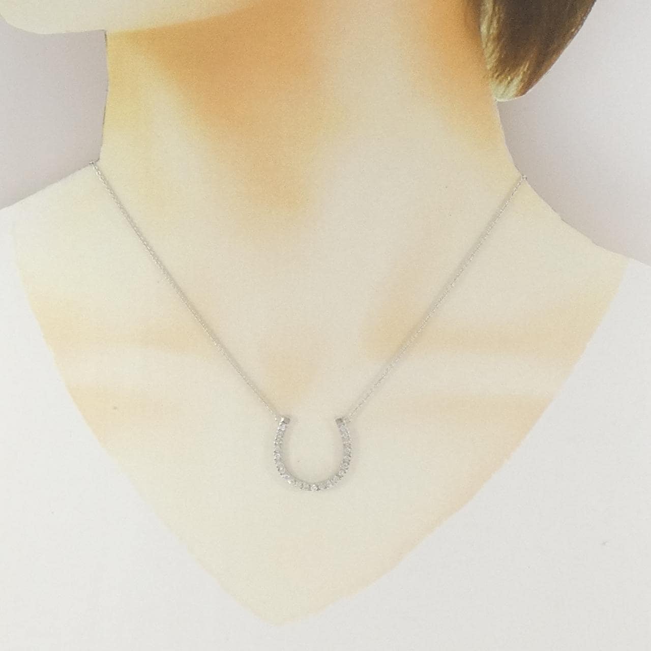 スタージュエリー ホースシュー ダイヤモンド ネックレス