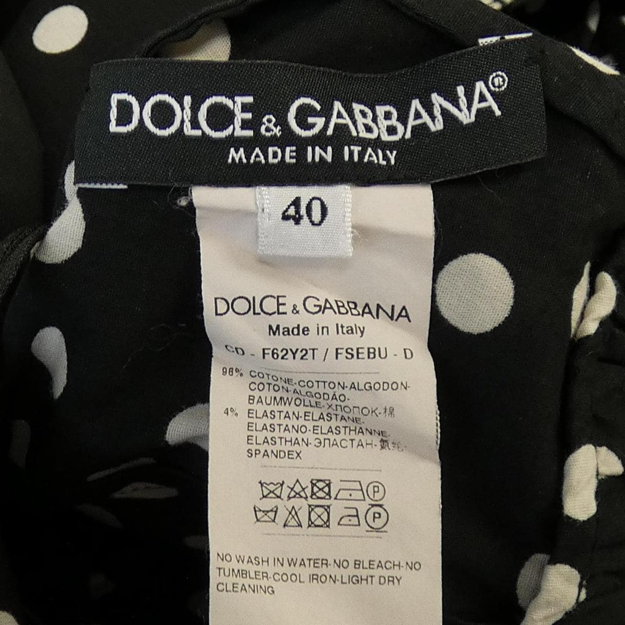 ドルチェアンドガッバーナ DOLCE&GABBANA F62Y2T/FSEBU ワンピース