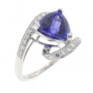 ジーエスティービー タンザナイト リング 3.987CT