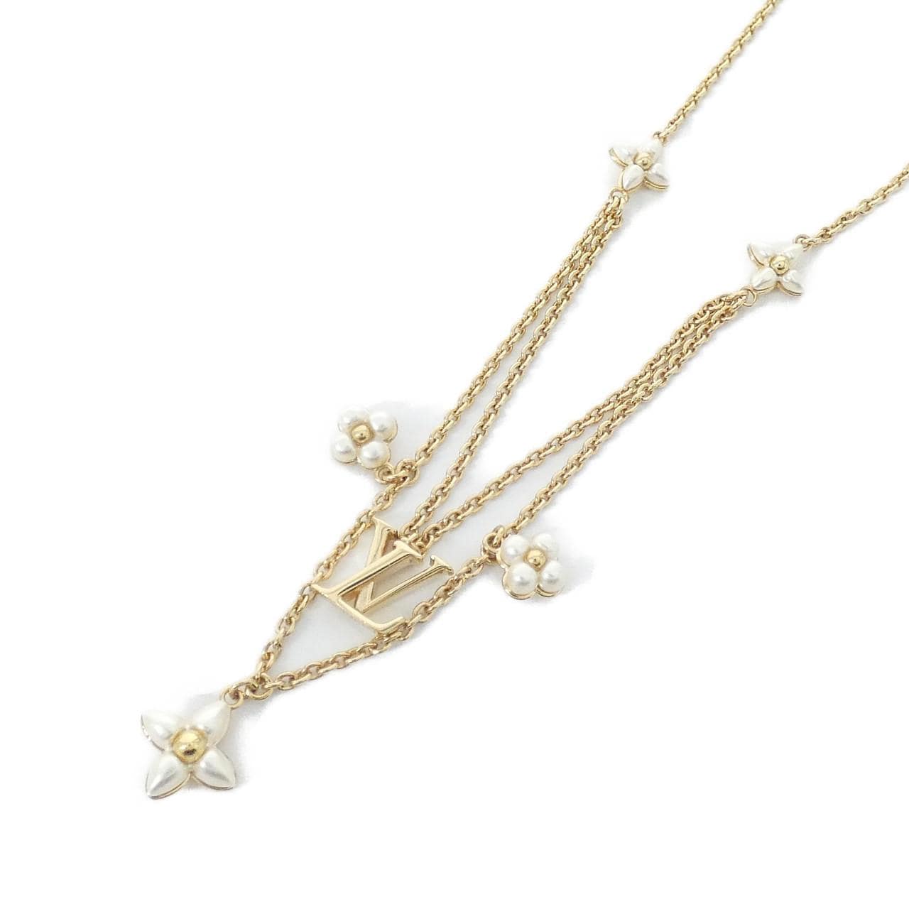 ルイヴィトン コリエ LVフローラグラム M00981 ネックレス