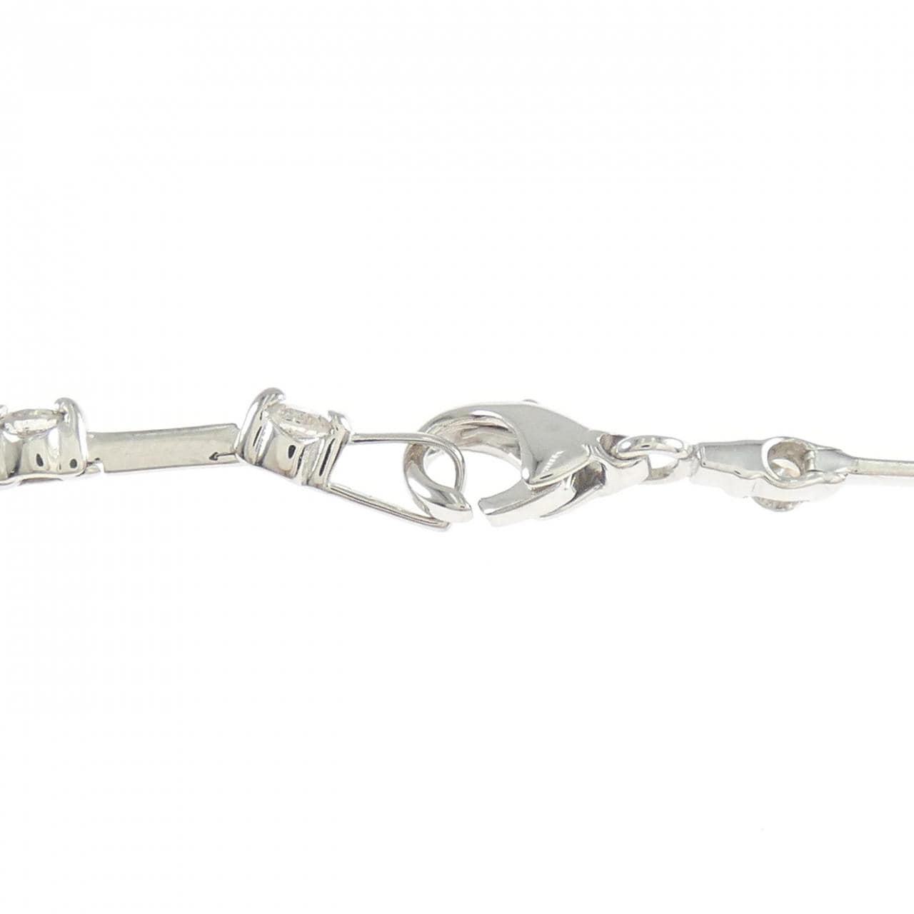 K18WG ダイヤモンド ブレスレット 1.00CT