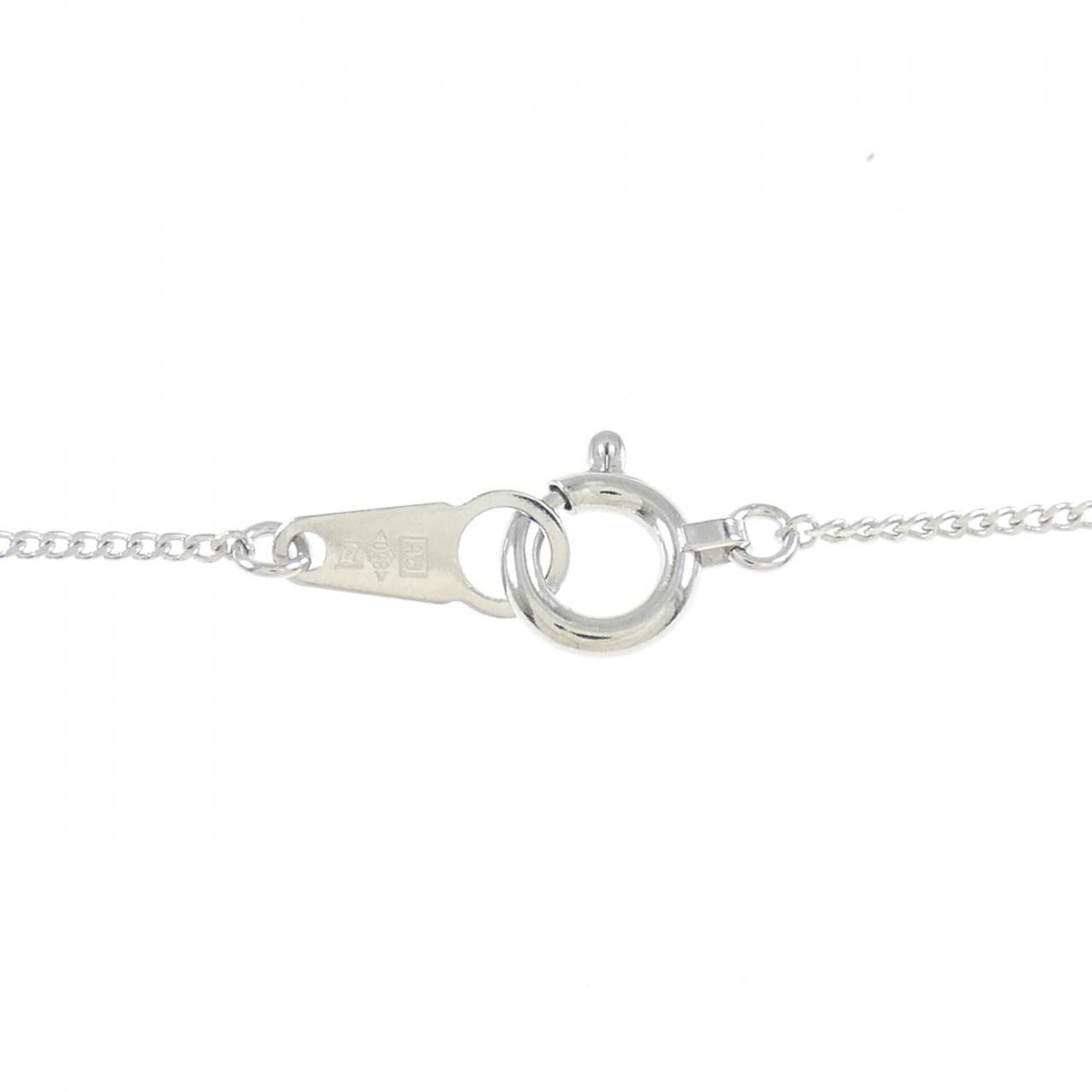 PT900/PT850 ソリティア ダイヤモンド ネックレス 0.412CT