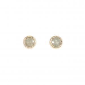 K10YG ダイヤモンド ピアス 0.37CT