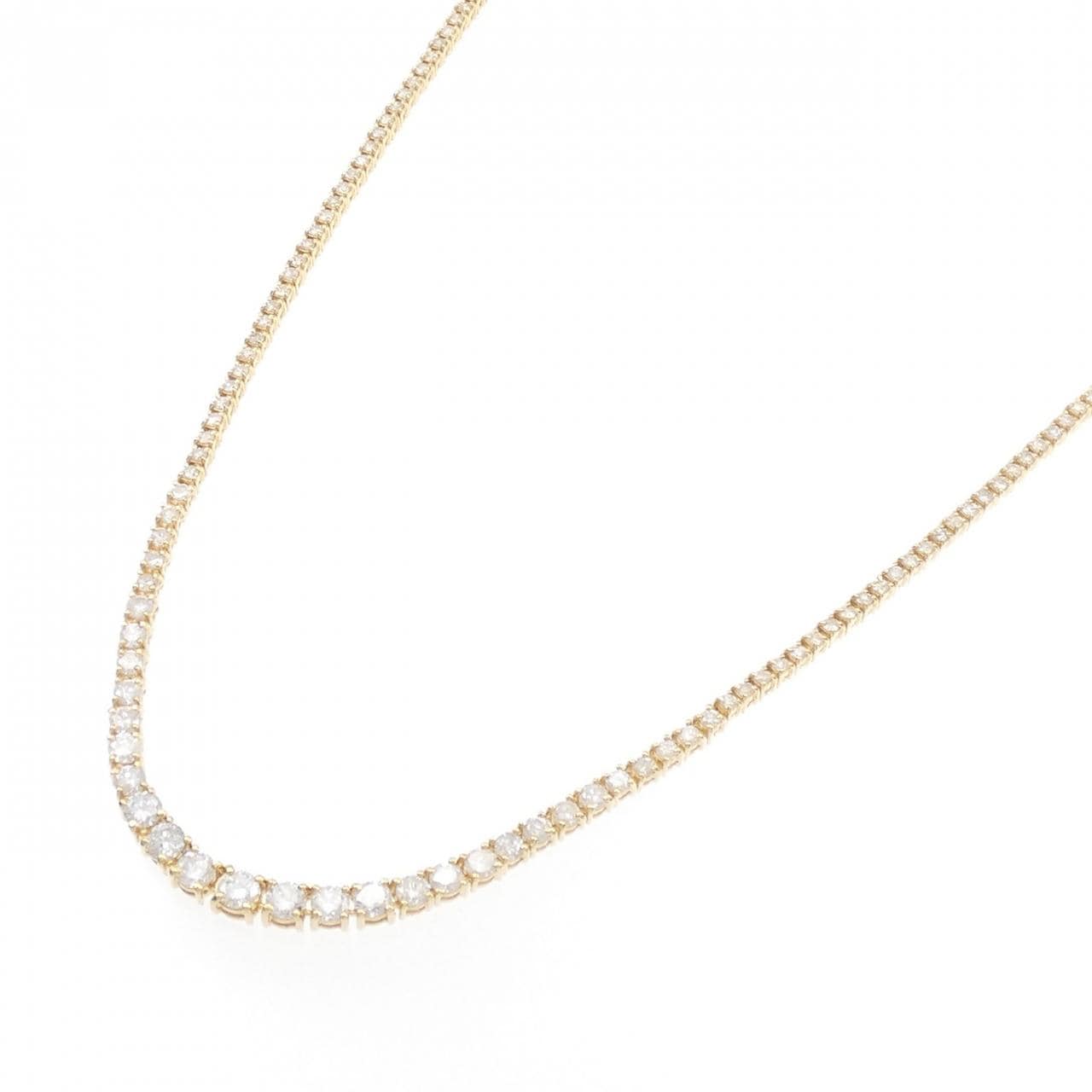 K18YG ダイヤモンド ネックレス 6.00CT
