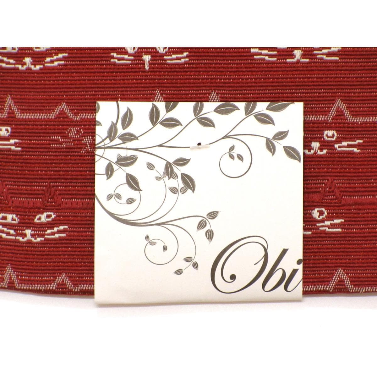 【新品】半幅帯　猫