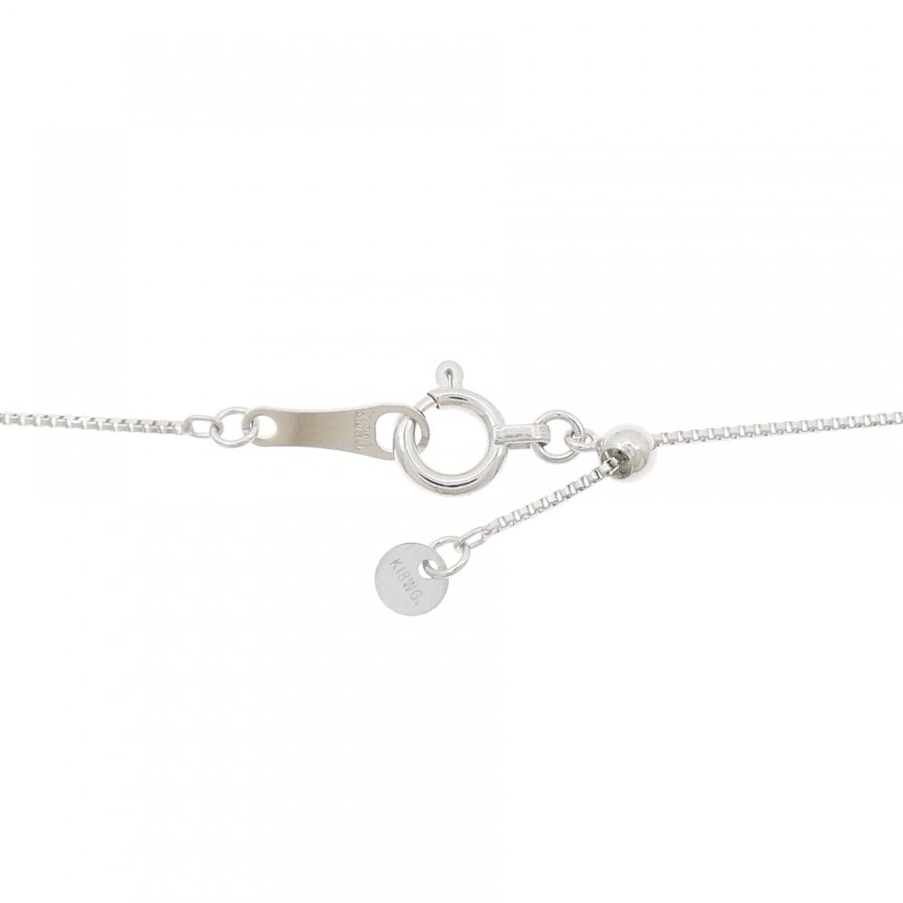 K18WG ルビー ネックレス 0.80CT
