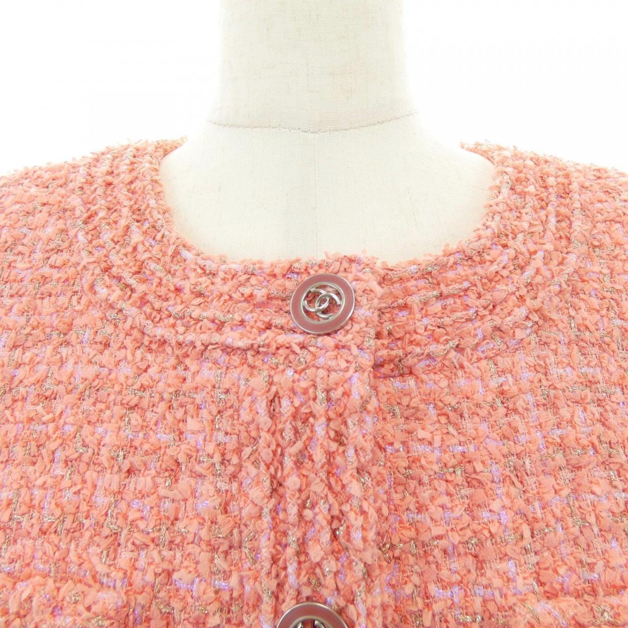 シャネル CHANEL P63284V48654 20P ノーカラージャケット