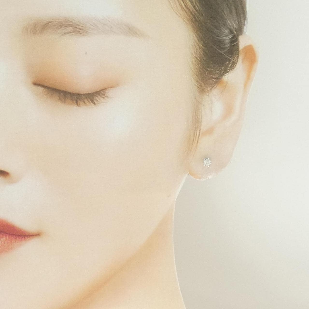 PT900 ダイヤモンド ピアス 0.22CT