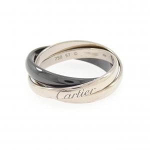 Cartier Trinity黑白戒指