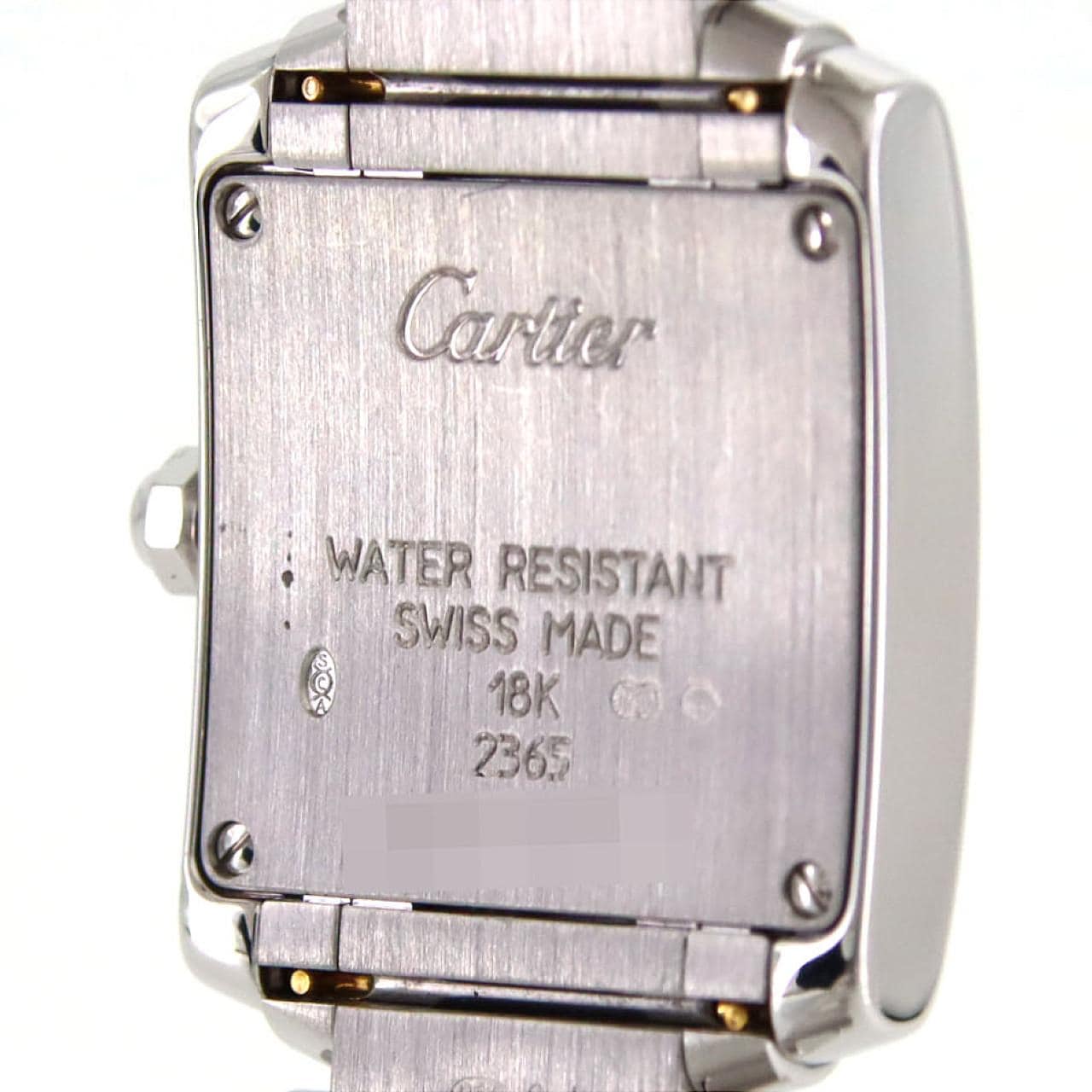 カルティエ タンクフランセーズSM WG/D･ブレスハーフD WE1002SC WG クォーツ