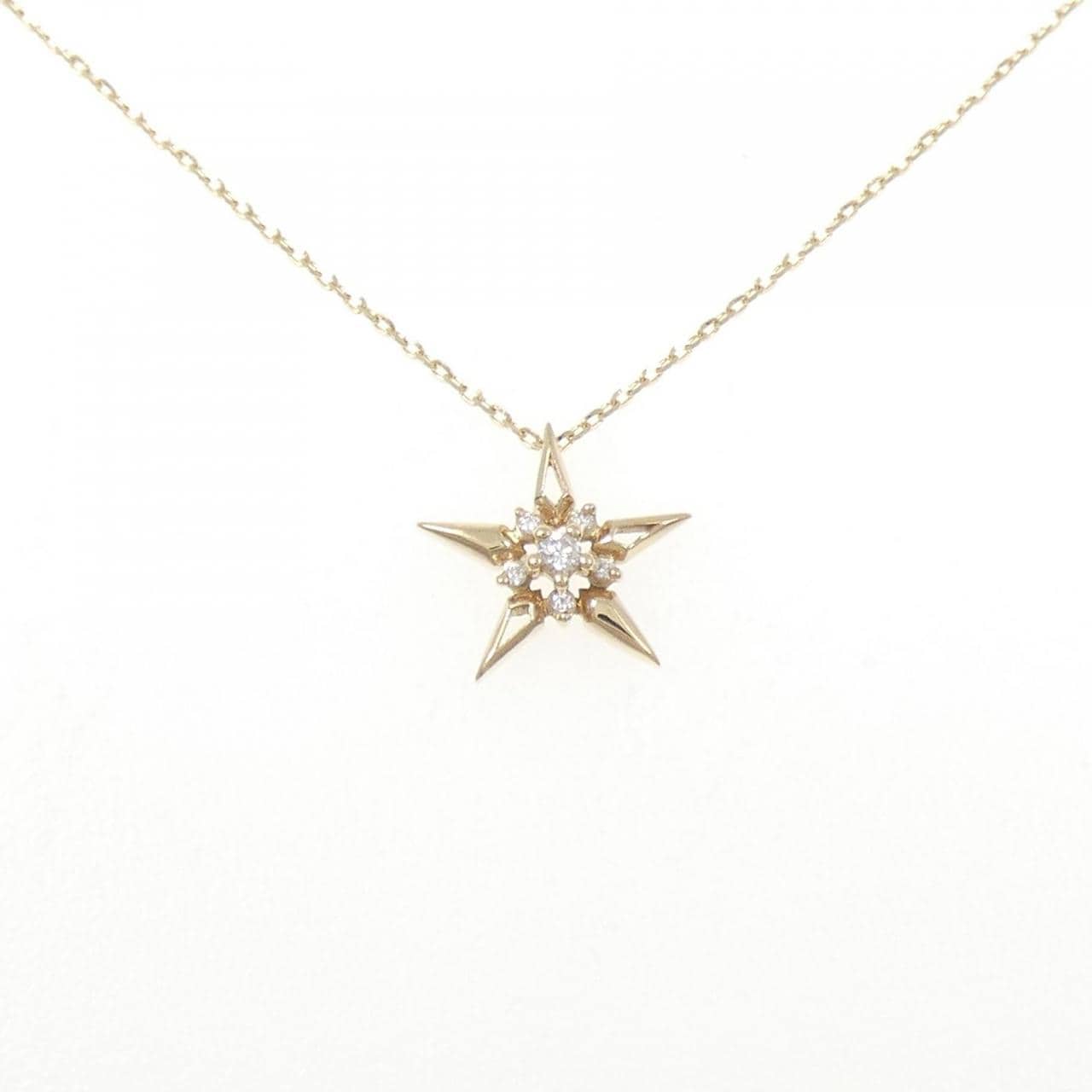 スタージュエリー スター ダイヤモンド ネックレス 0.02CT