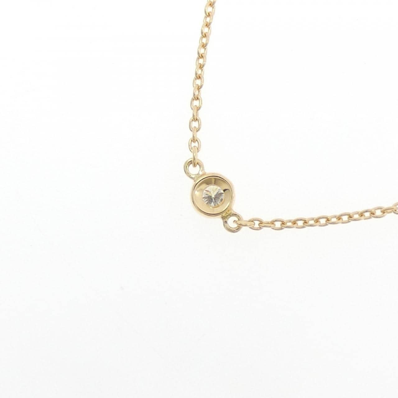 K18YG ダイヤモンド ネックレス 0.15CT