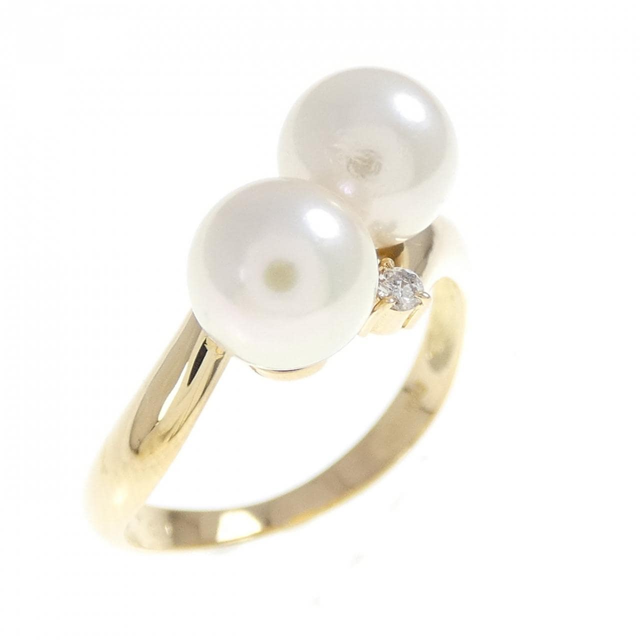 K18YG アコヤパール リング