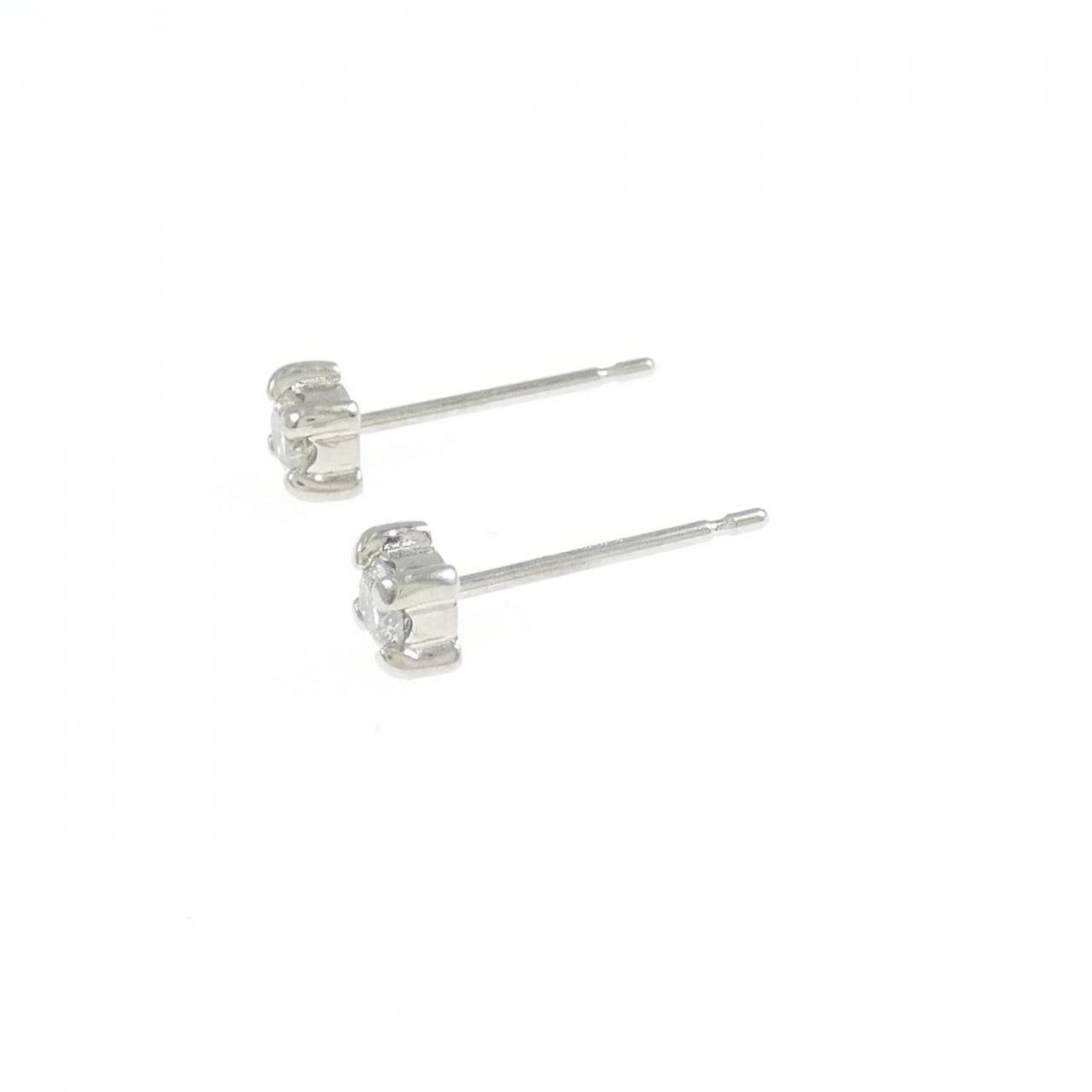 PT850/PT900 ソリティア ダイヤモンド ピアス 0.18CT