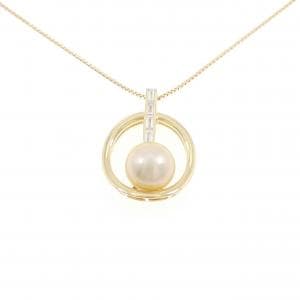 K18YG 白蝶パール ネックレス 12mm