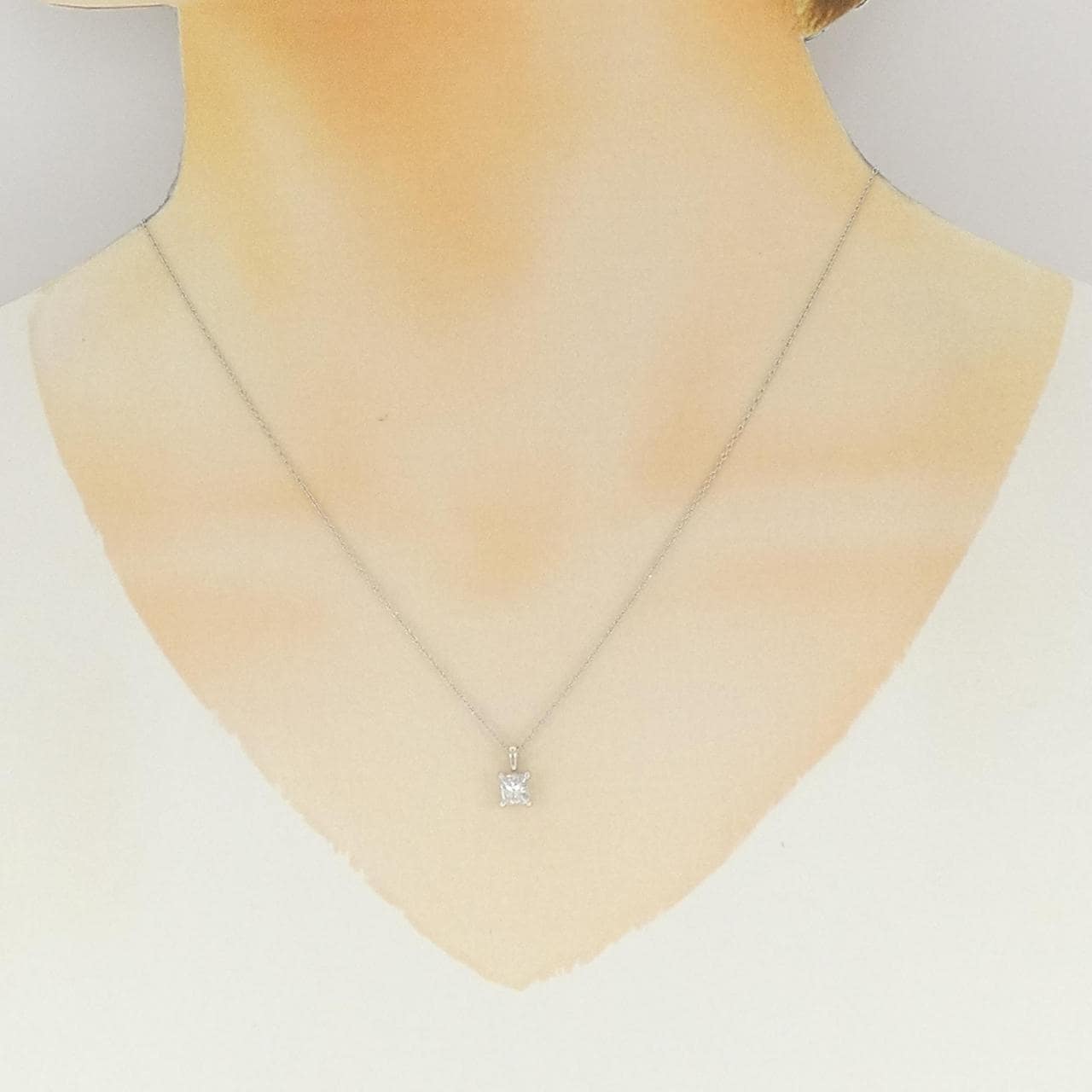 PT850 ダイヤモンド ネックレス 0.51CT