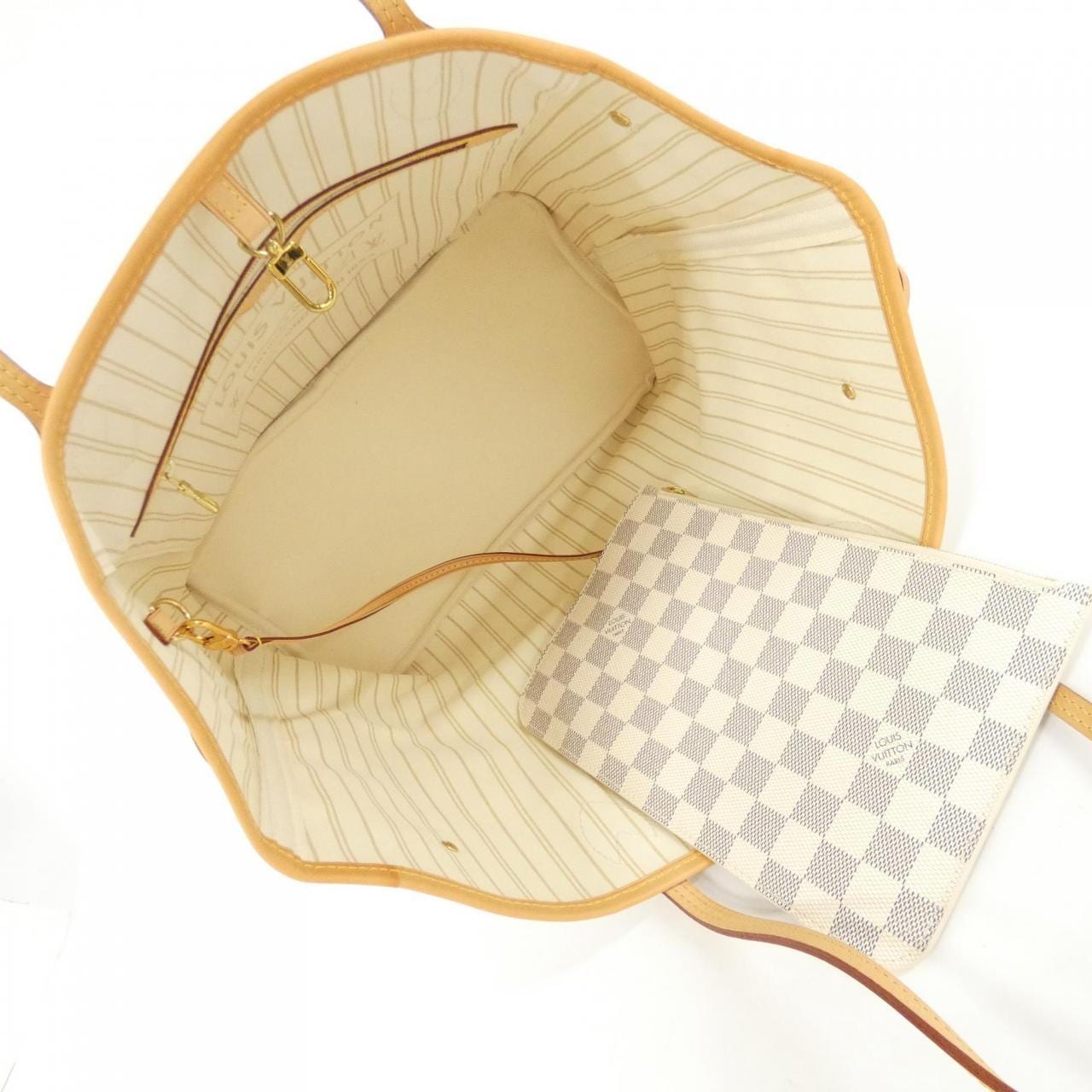 ルイヴィトン ダミエ アズール ネヴァーフル MM N41361 バッグ