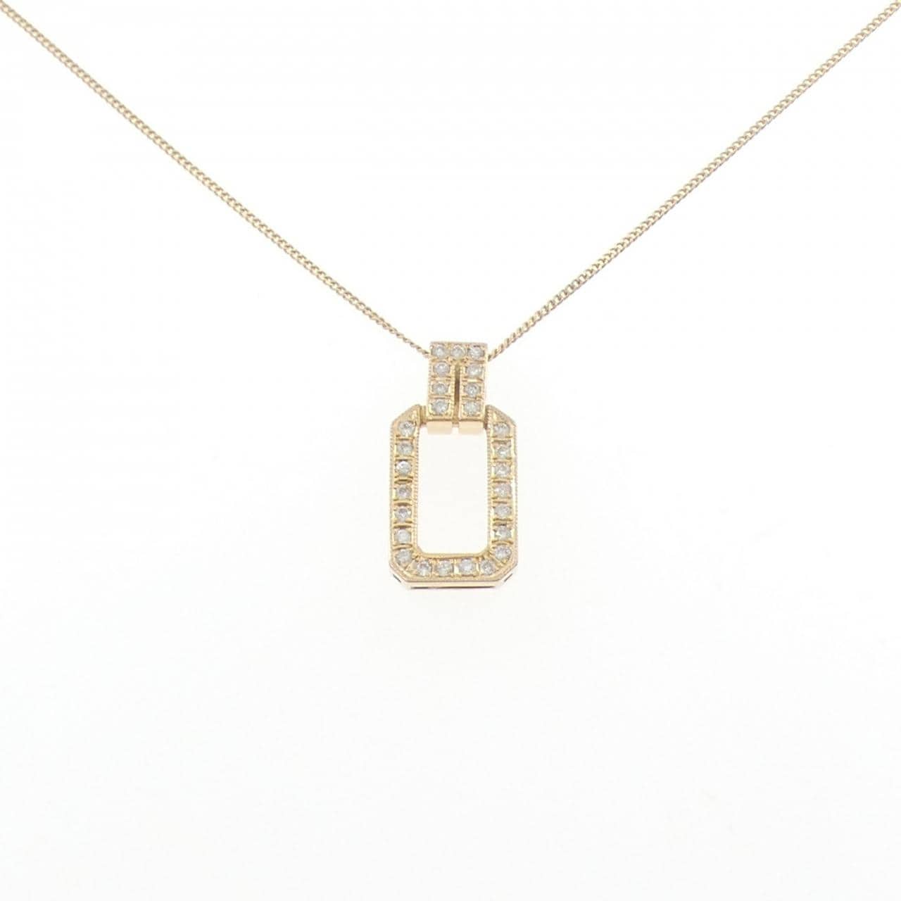 K18YG ダイヤモンド ネックレス 0.33CT