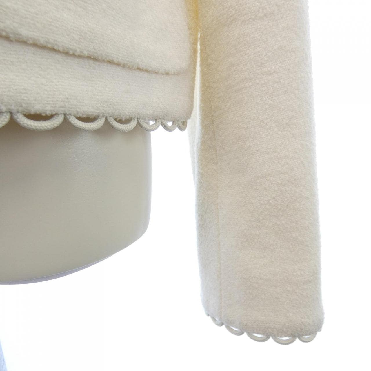 クリスチャンディオール CHRISTIAN DIOR CDホーンボタン 411V57P1571 ノーカラージャケット