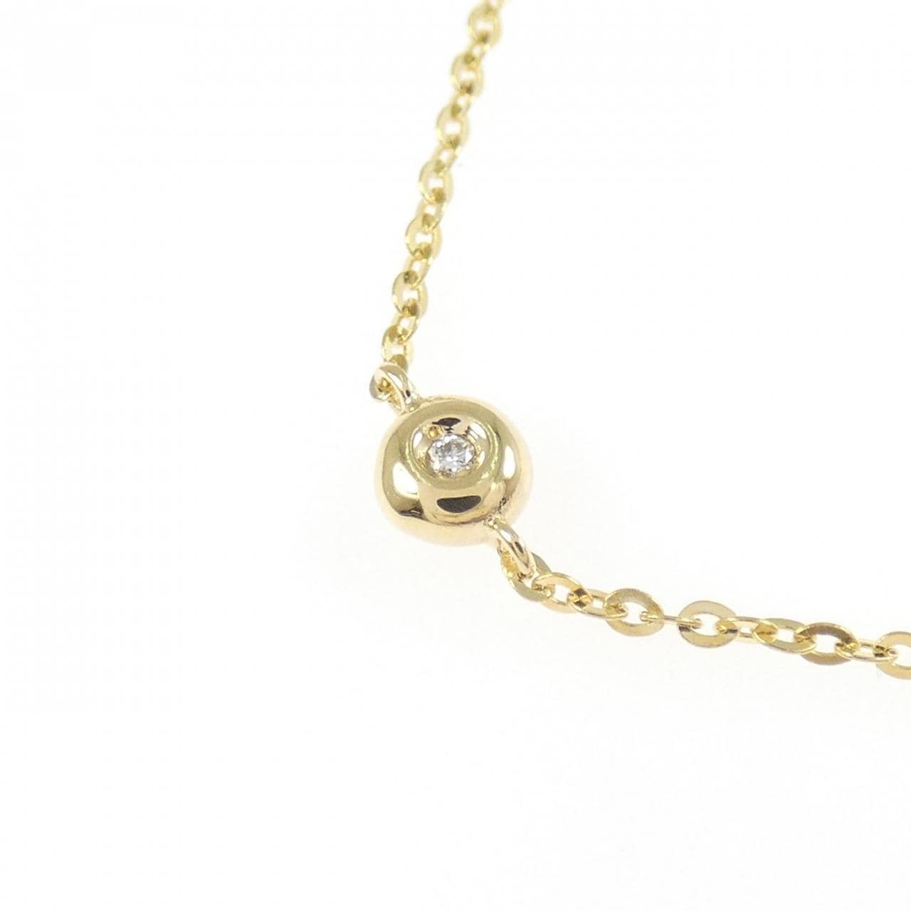 K18YG ダイヤモンド ネックレス 0.20CT