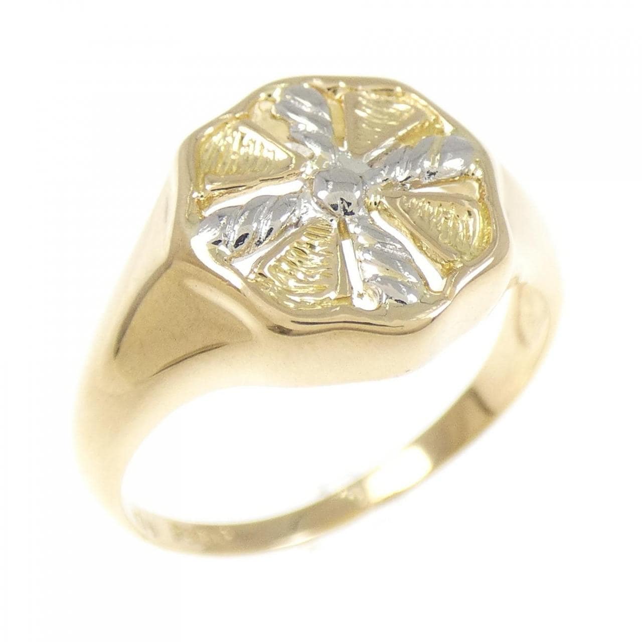 K18YG/PT900 リング