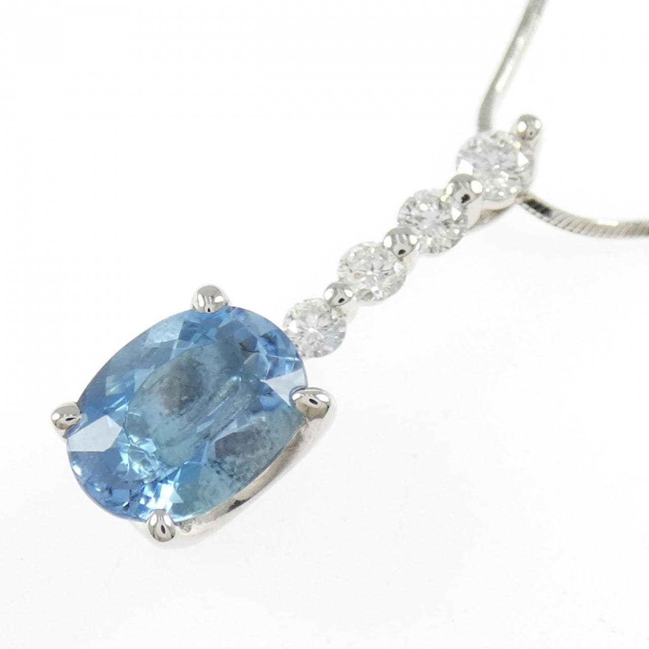 PT900/PT850 アクアマリン ネックレス 2.32CT