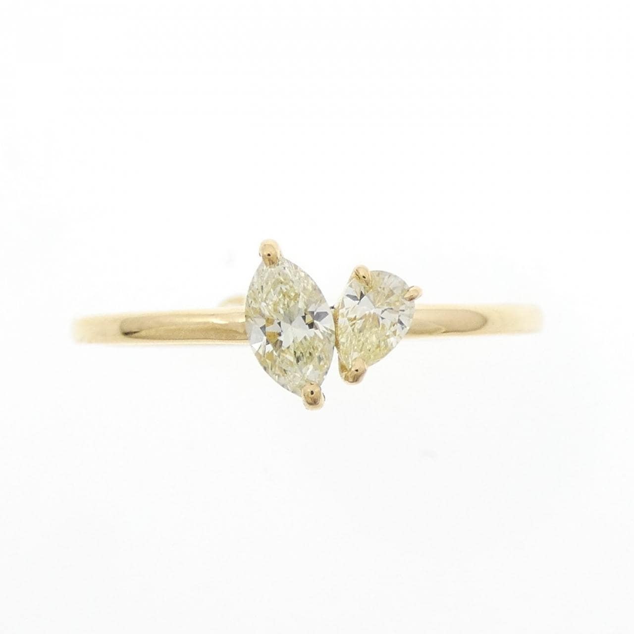 【新品】K18YG ダイヤモンド リング 0.30CT