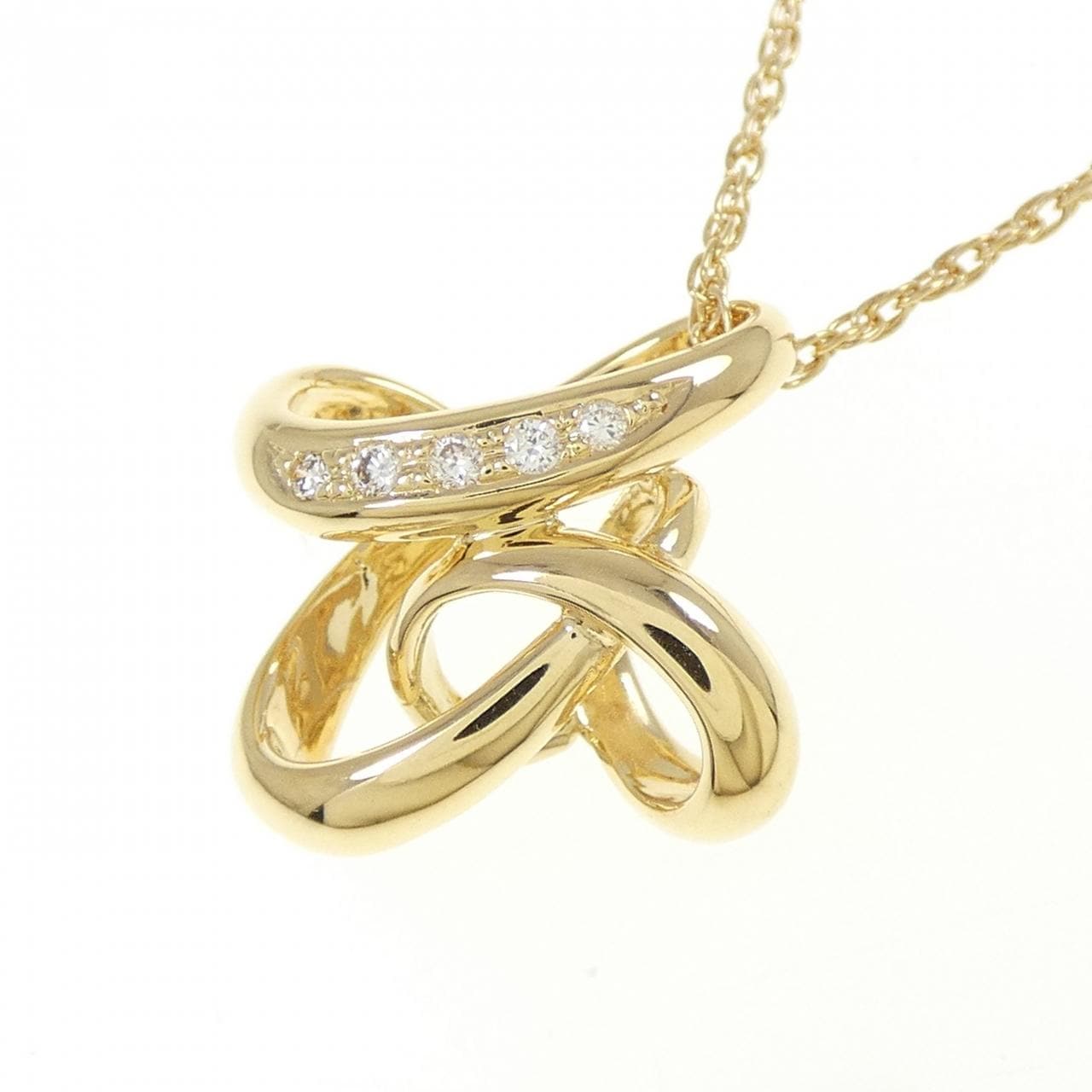 タサキ ダイヤモンド ネックレス 0.04CT
