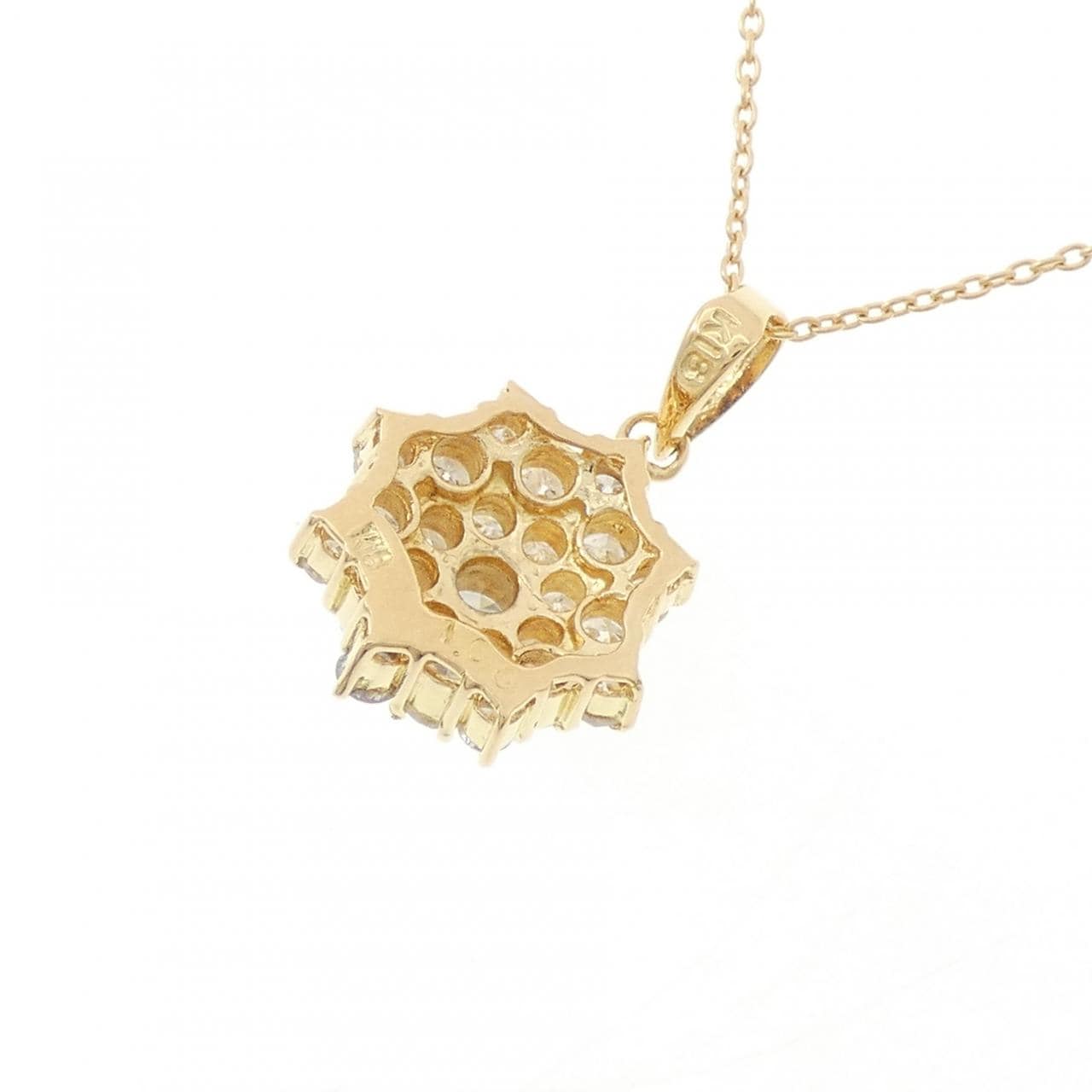 K18YG ダイヤモンド ネックレス 1.00CT