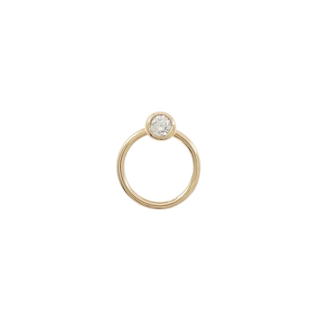 ヒロタカ ダイヤモンド ピアス 0.05CT 片耳