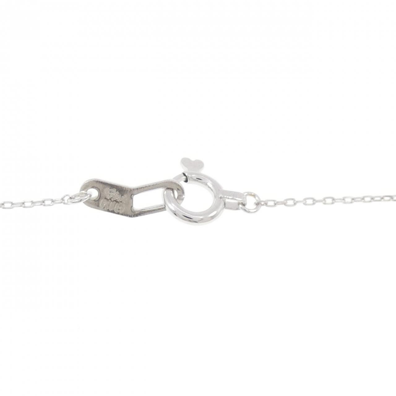 スタージュエリー ムーンセッティング ネックレス 0.06CT