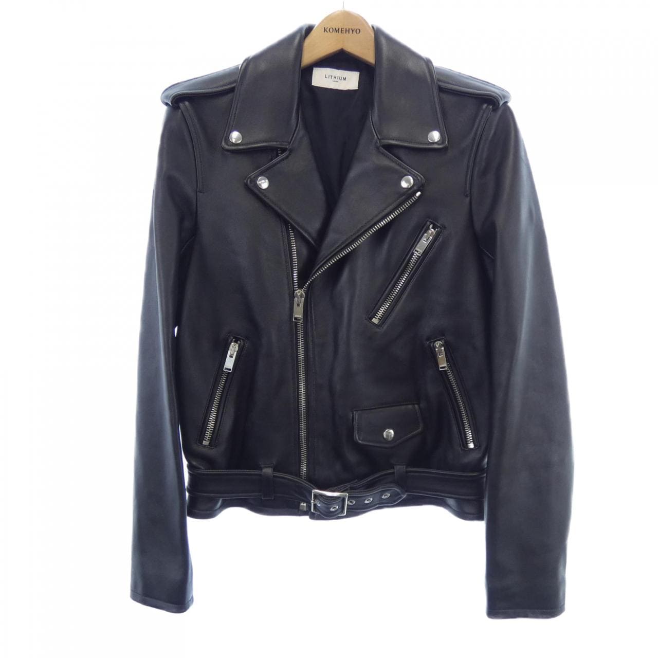 LITHIUM HOMME Leather Riders Jacket