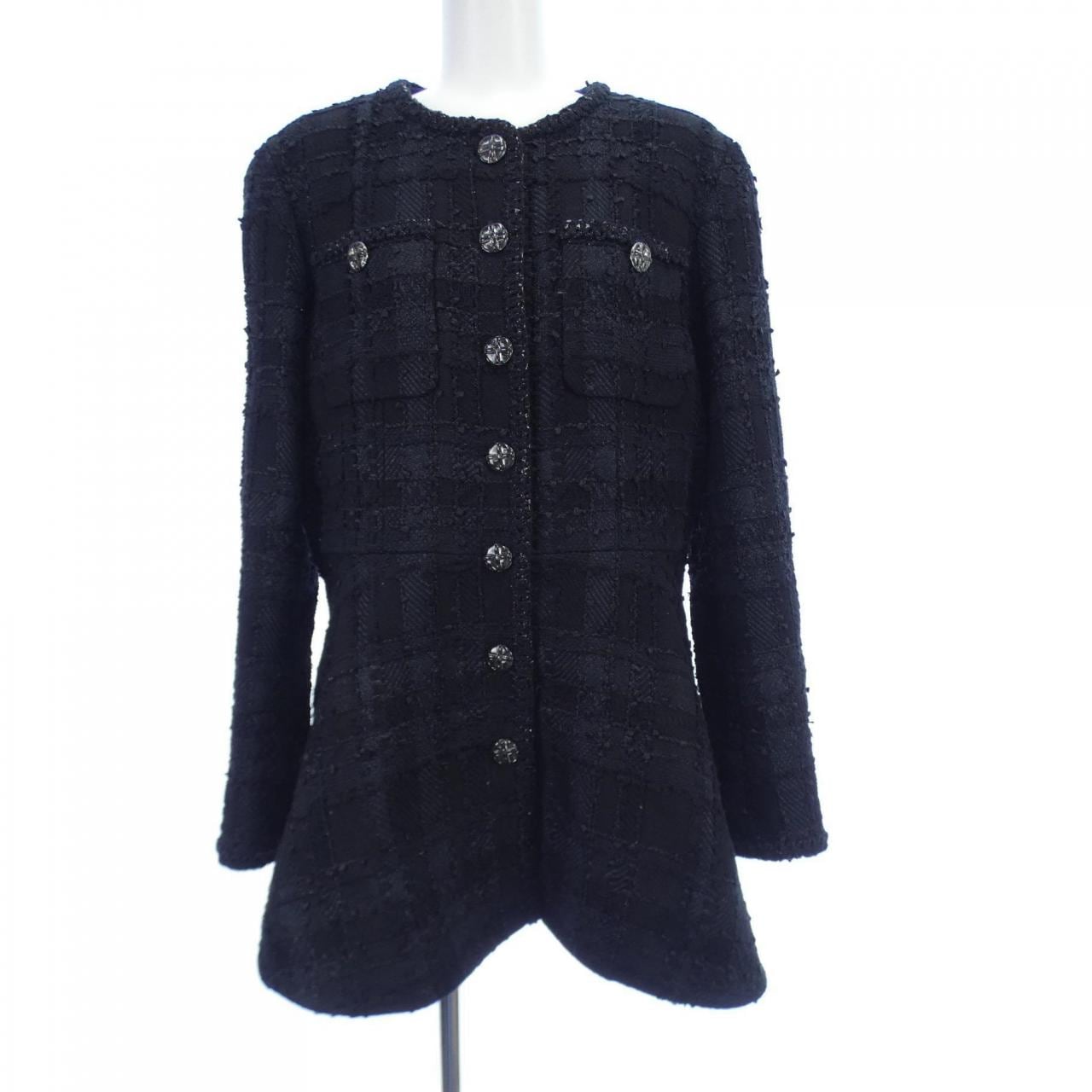 シャネル CHANEL ノーカラージャケット