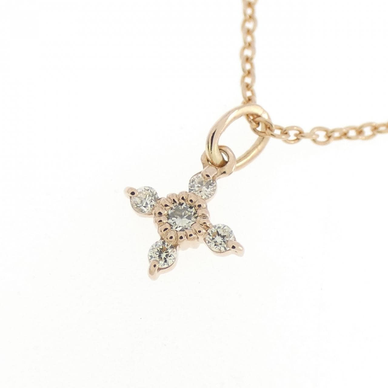 K18PG ダイヤモンド ネックレス