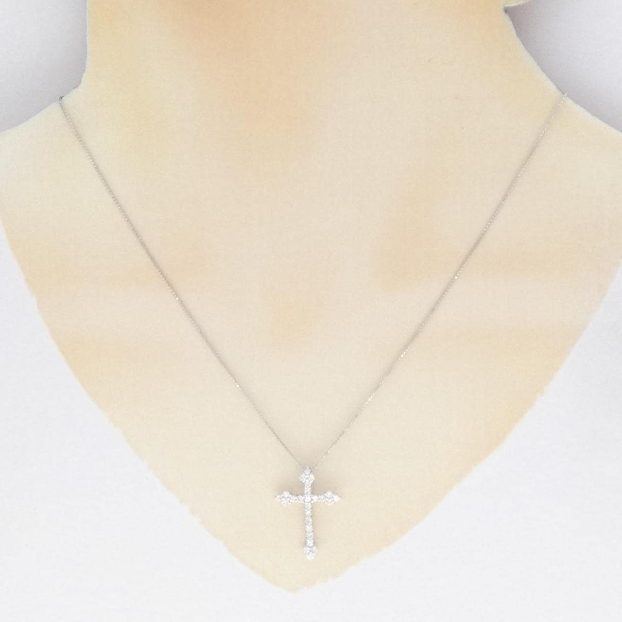PT Cross Diamond Necklace 0.50CT