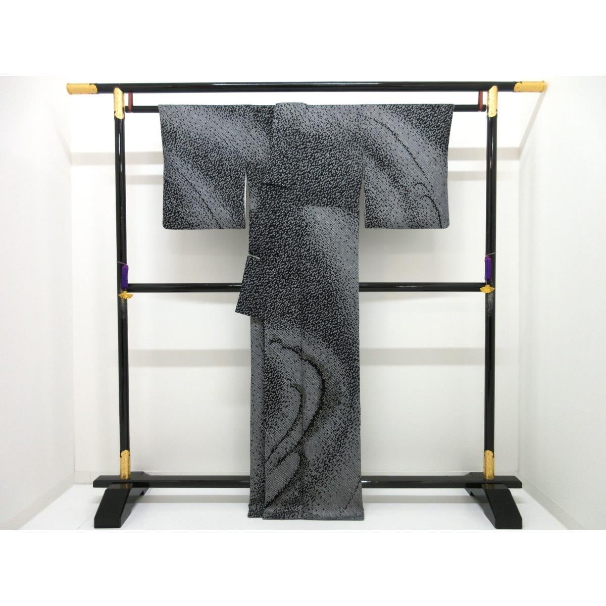 訪問着　総絞り　刺繍入り