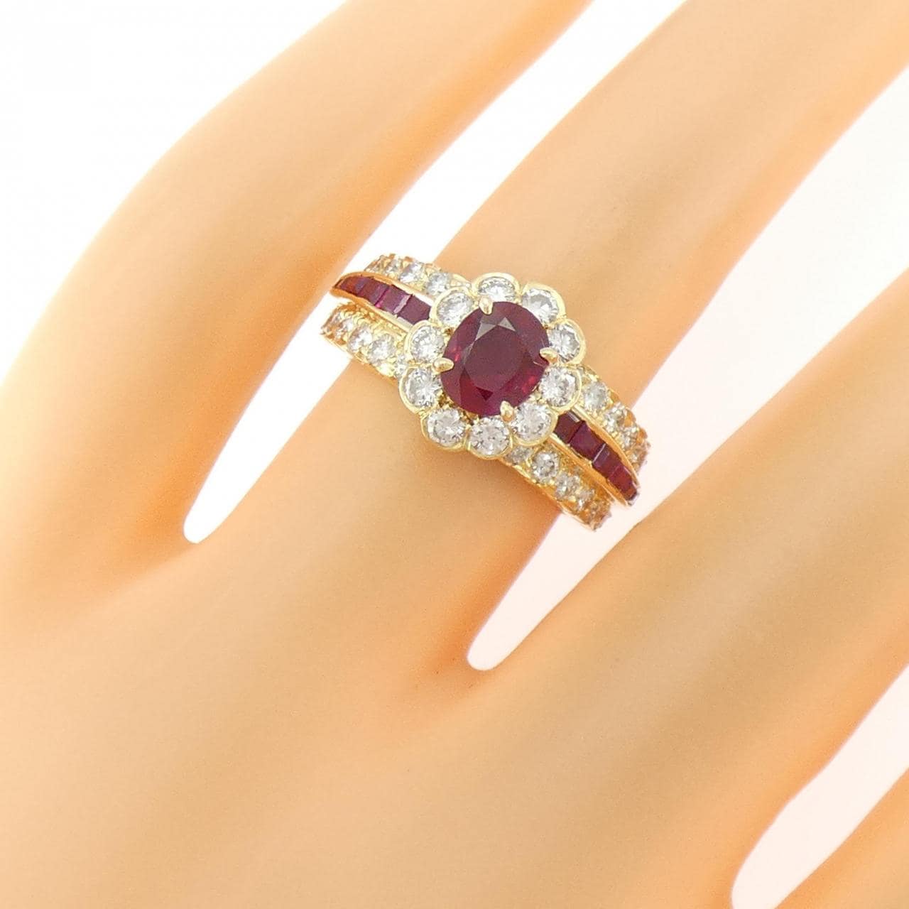 【ヴィンテージ】ヴァンクリーフ&アーペル ルビー リング