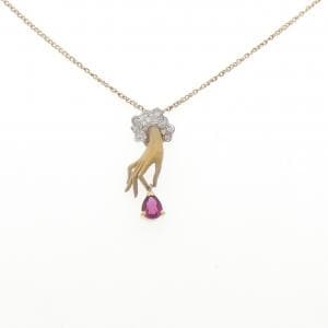 カレライカレラ ルビー ネックレス