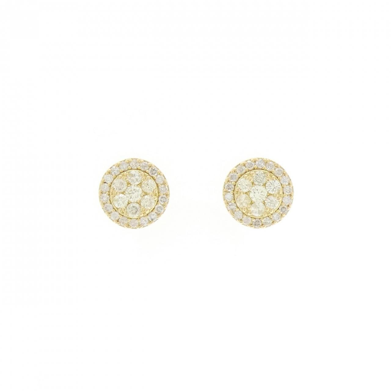 K18YG ダイヤモンド ピアス 0.60CT