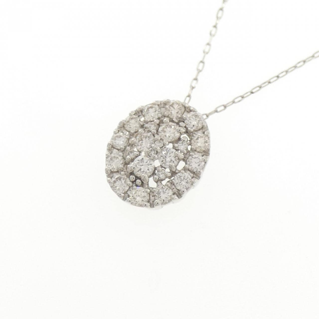PT950/PT850 ダイヤモンド ネックレス 0.40CT