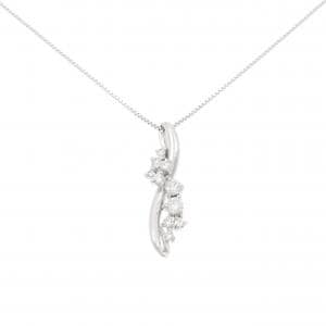 K18WG ダイヤモンド ネックレス 0.50CT