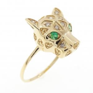 K18YG エメラルド リング 0.04CT