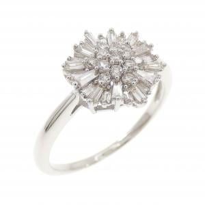 K18WG ダイヤモンド リング 0.43CT