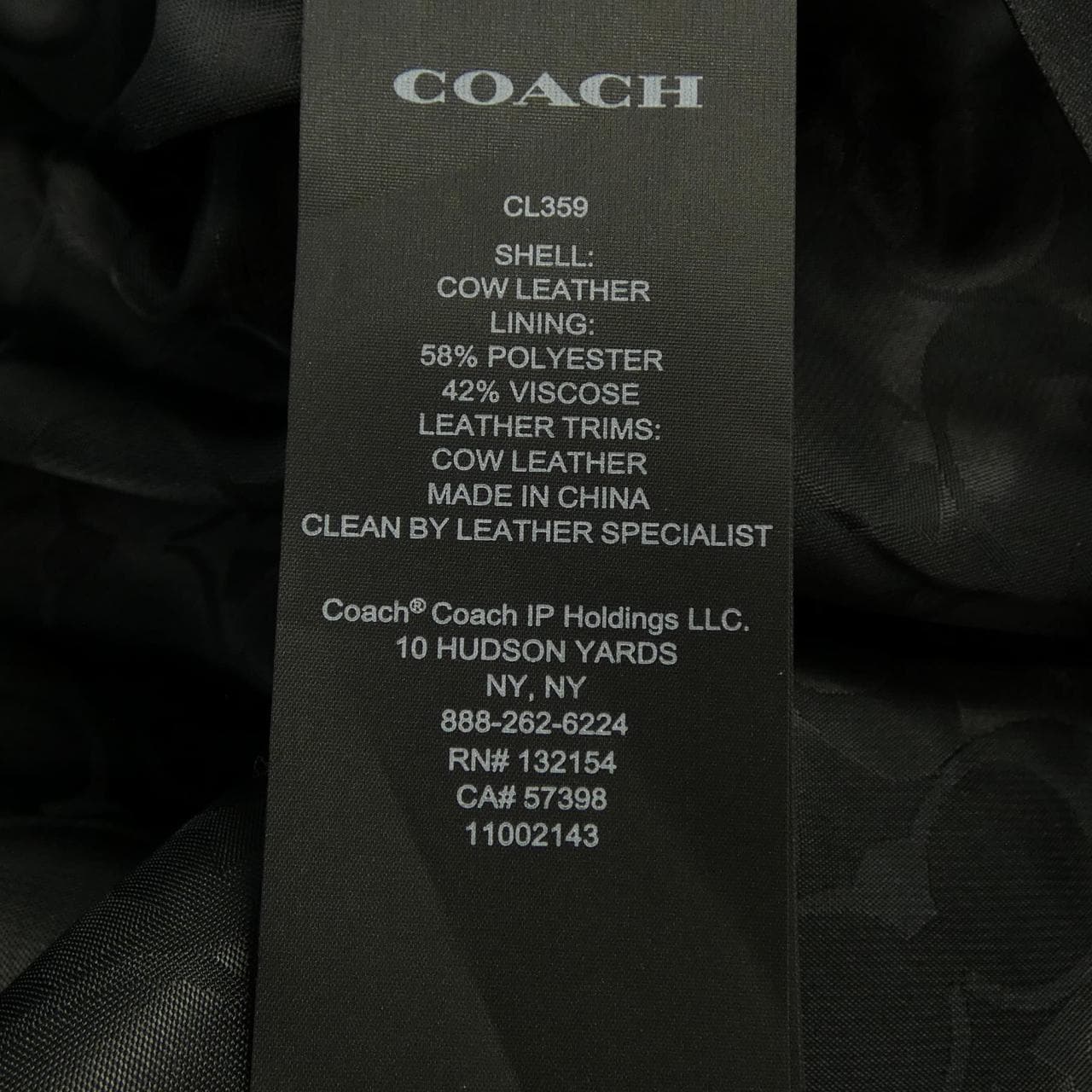 コーチ COACH レザーライダースジャケット