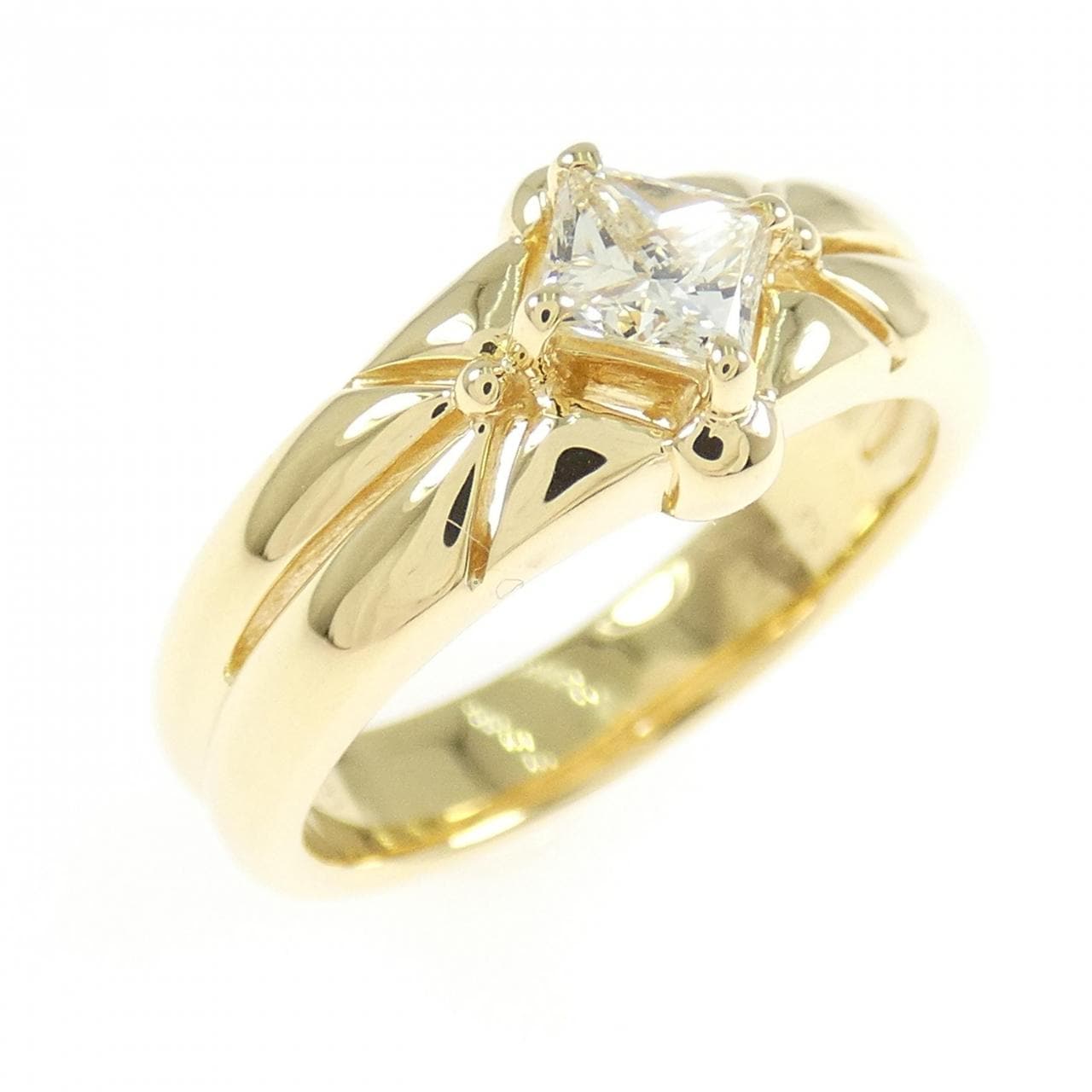 K18YG ダイヤモンド リング 0.33CT